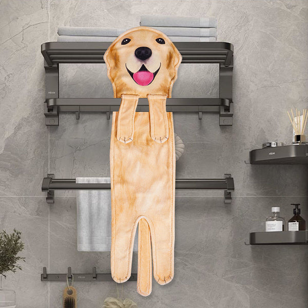 Adorable Puppy Hand Towel