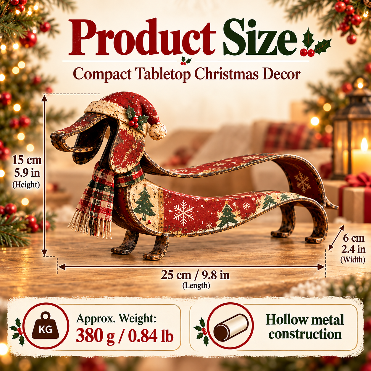 Christmas gift for dachshund lovers