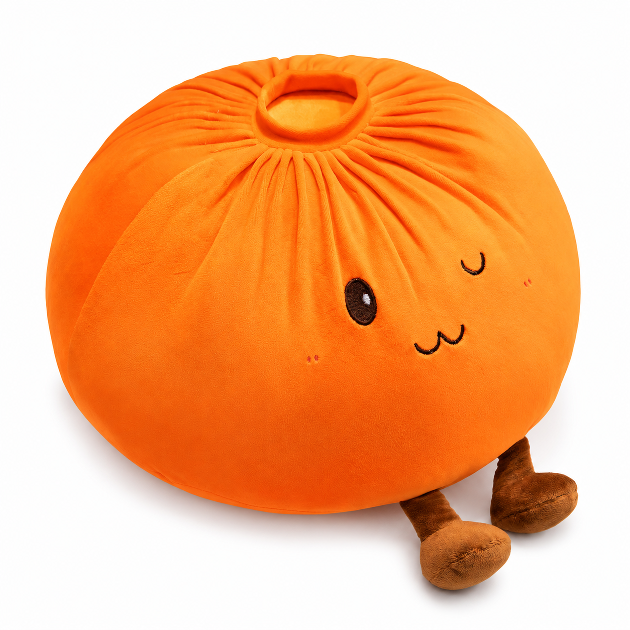 Cute Baozi Plush Pillow – Soft Stuffed Dumpling Cushion