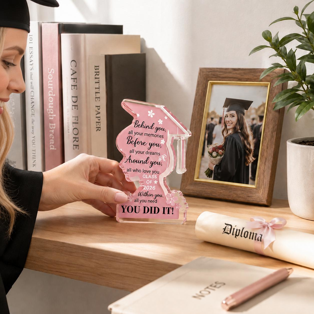 Graduation Acrylic Plaque – Class of 2026 Celebration Keepsake