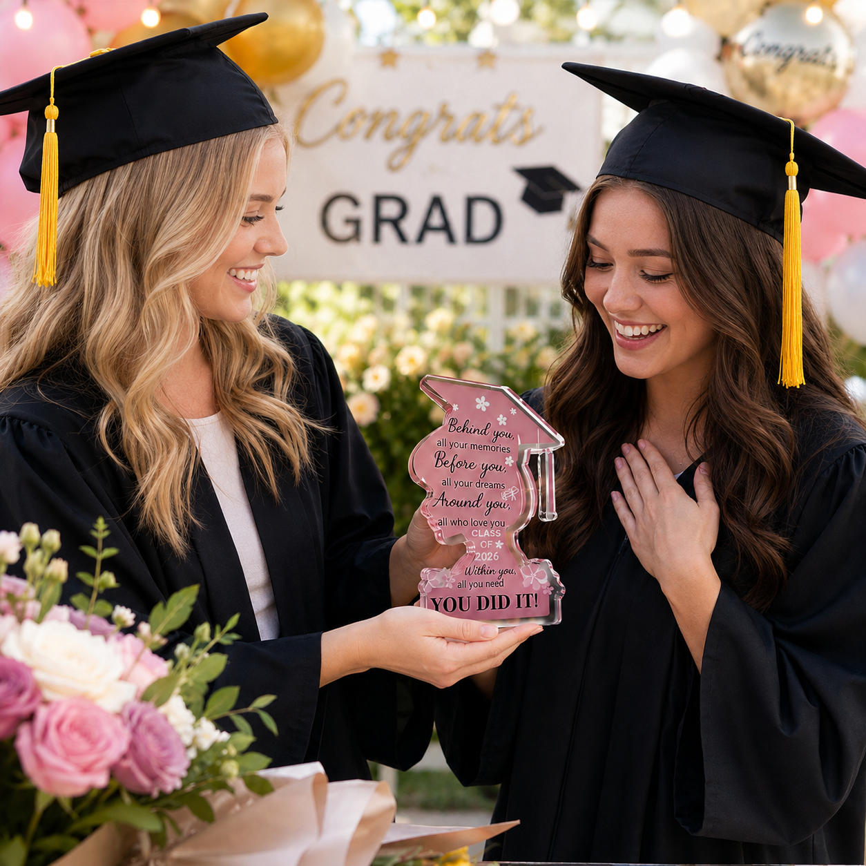 Graduation Acrylic Plaque – Class of 2026 Celebration Keepsake