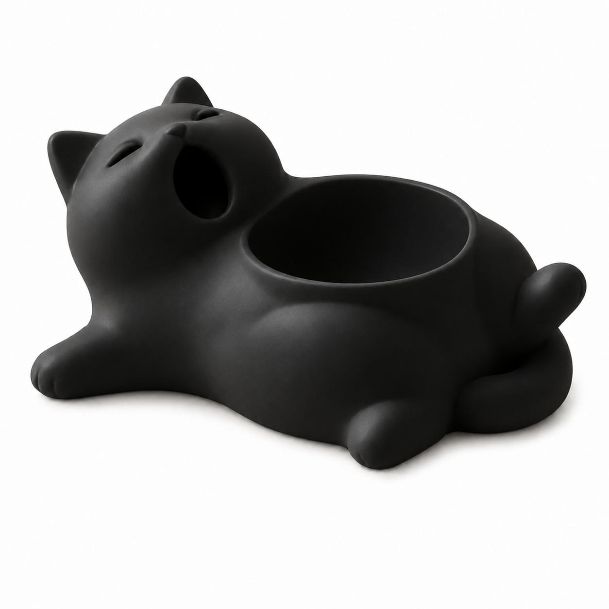 Cute Cat Shaped Succulent Planter – Whimsical Desktop Plant Pot