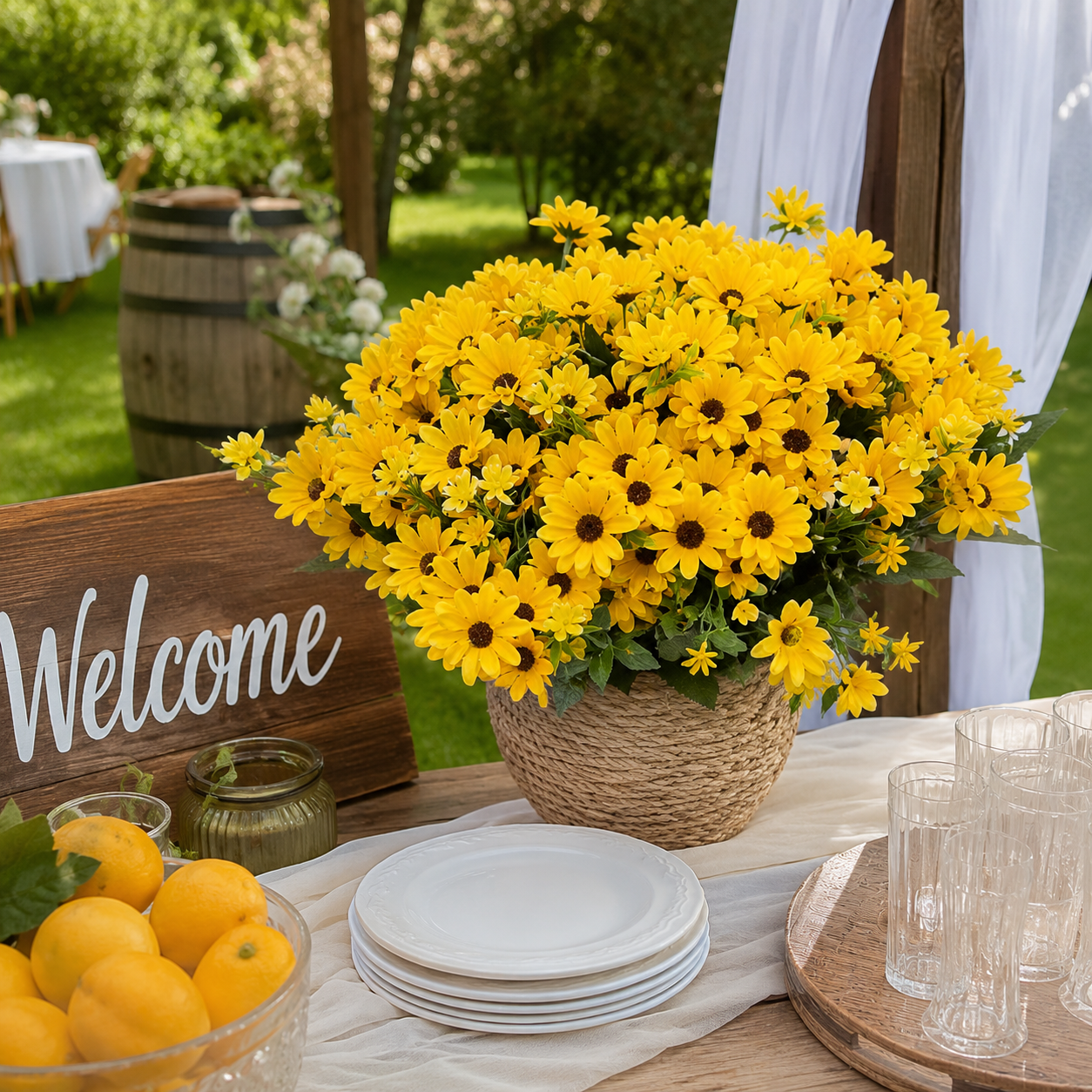 120 Artificial Sunflower Bouquet