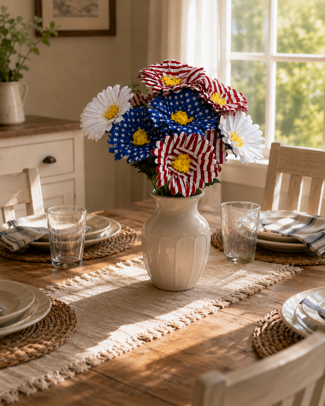 Patriotic Daisy Bouquet