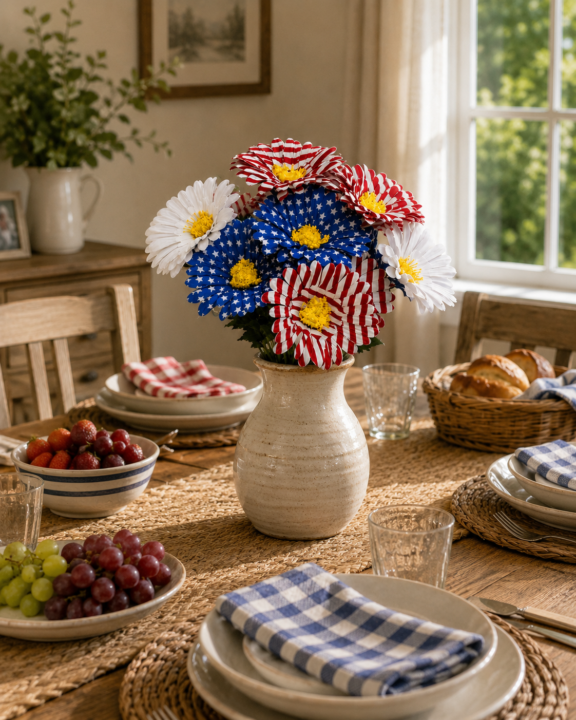 Patriotic Daisy Bouquet