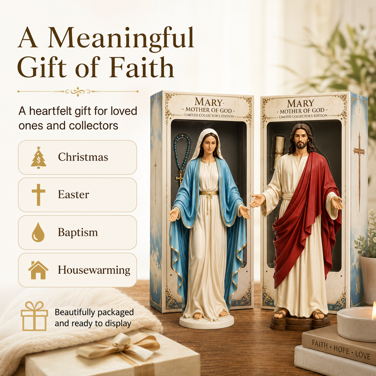 Mary & Jesus Limited Collector's Edition Figurines