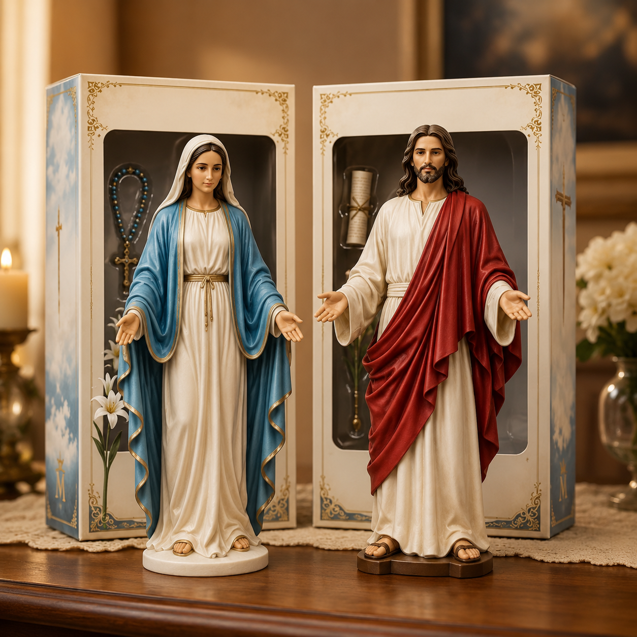Mary & Jesus Limited Collector's Edition Figurines