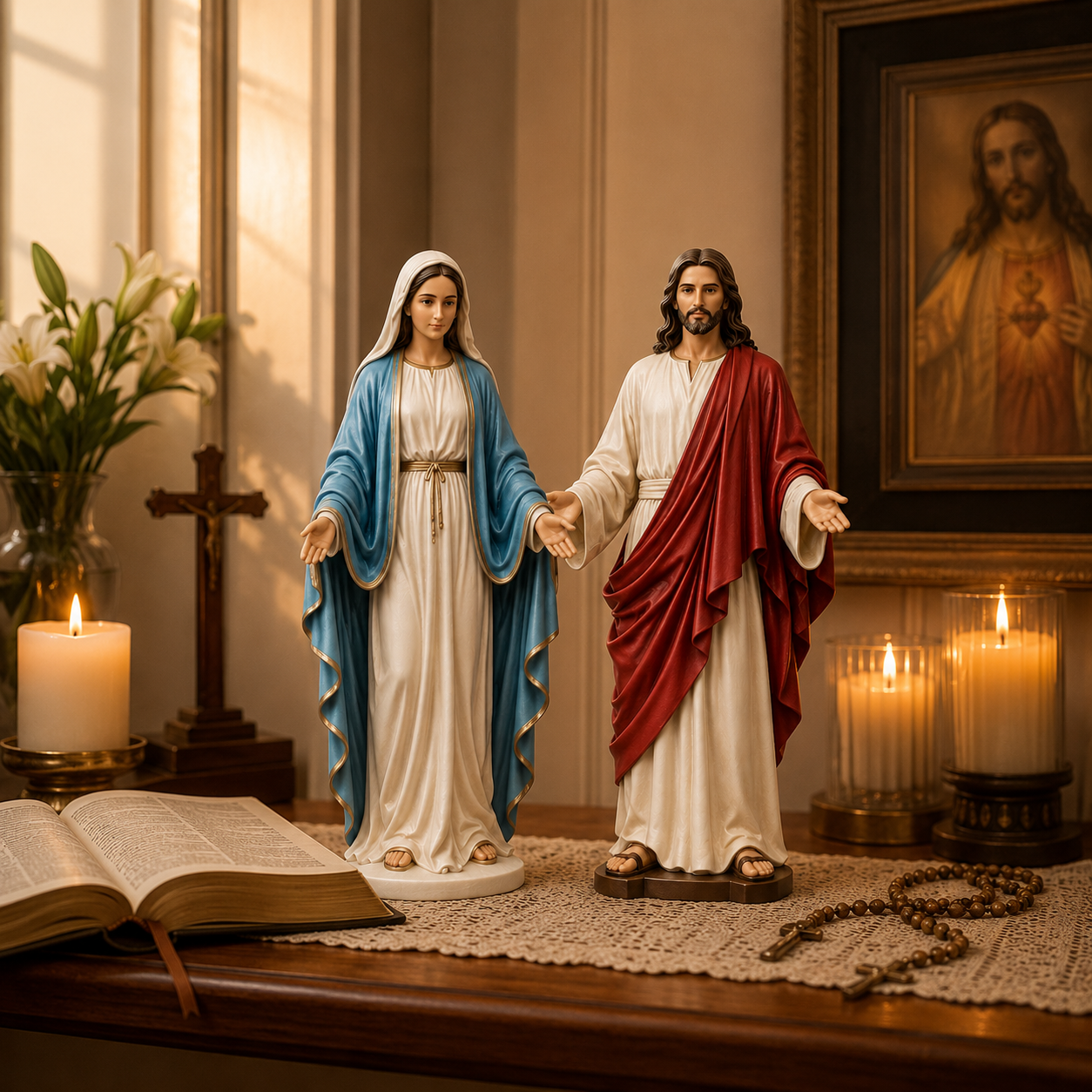 Mary & Jesus Limited Collector's Edition Figurines