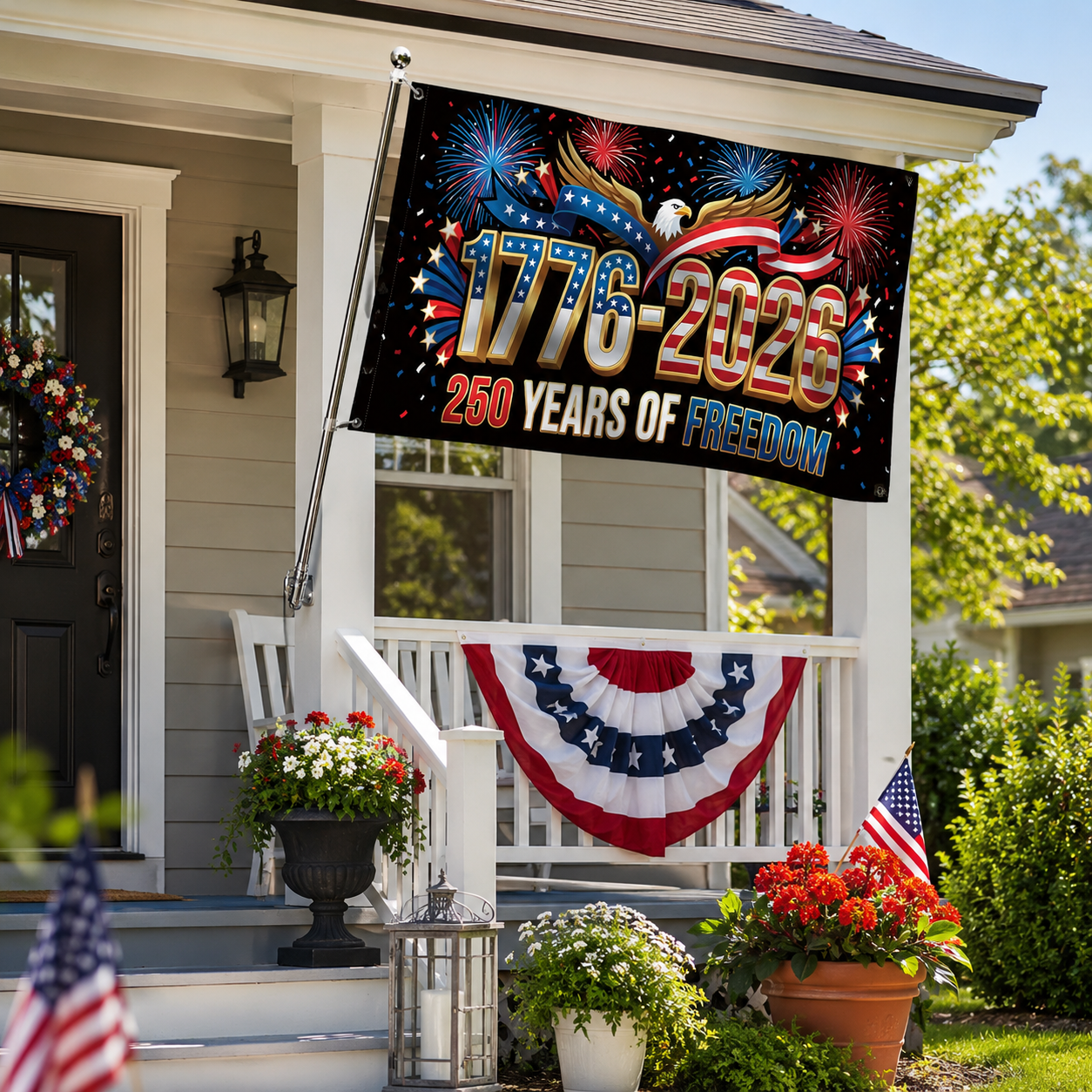 “250 Years of Freedom Patriotic Flag – 1776-2026 American Independence Celebration”