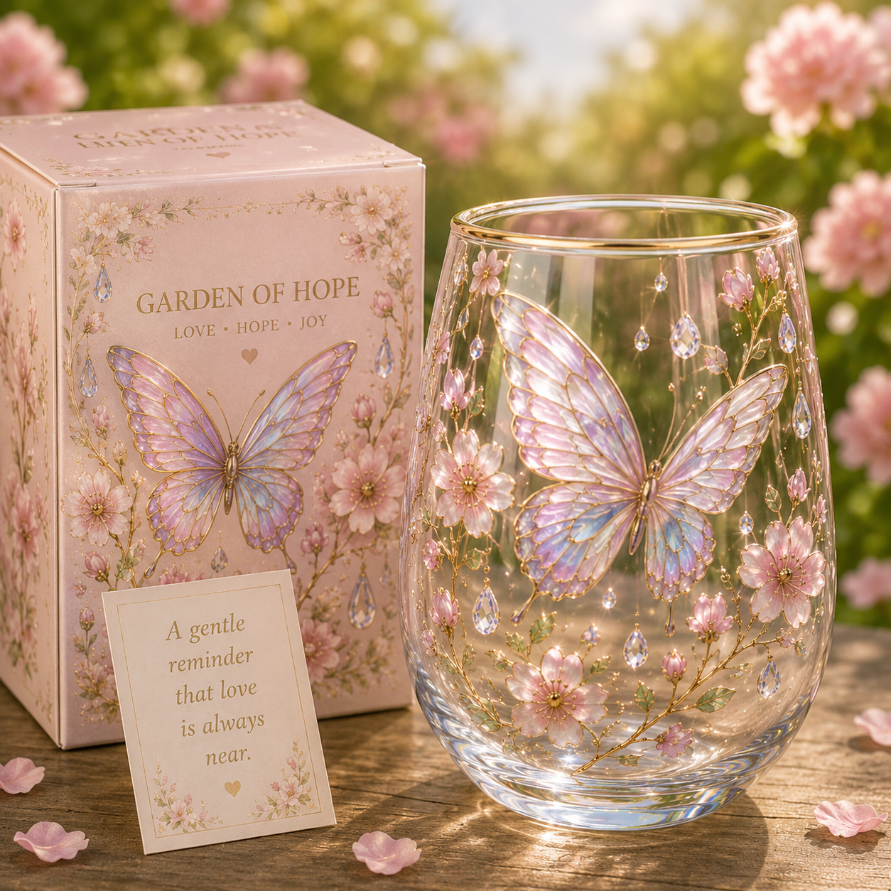 Limited Edition 2026 Butterfly Morning Bliss Glass Cup