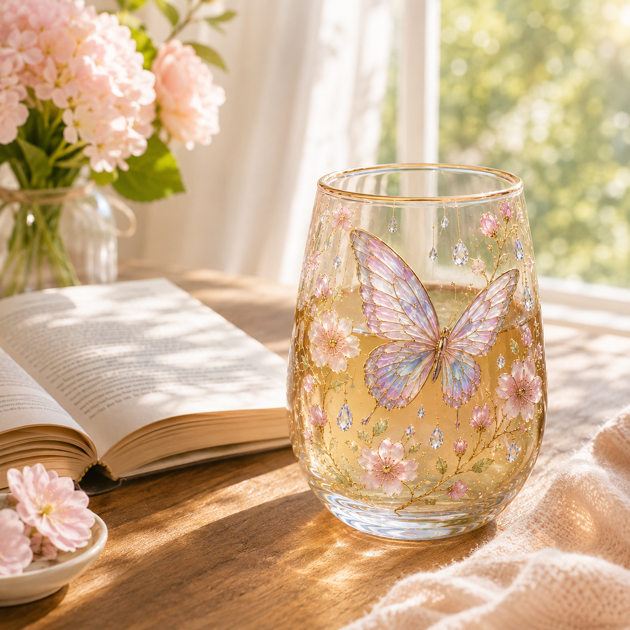 Limited Edition 2026 Butterfly Morning Bliss Glass Cup