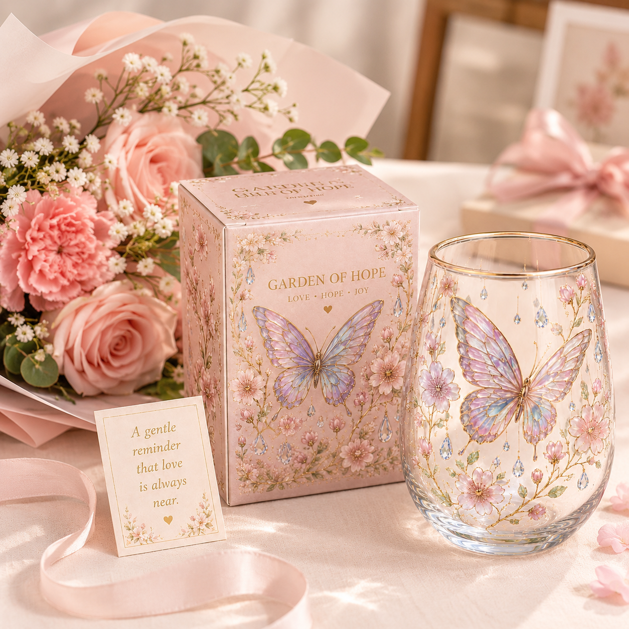 Limited Edition 2026 Butterfly Morning Bliss Glass Cup
