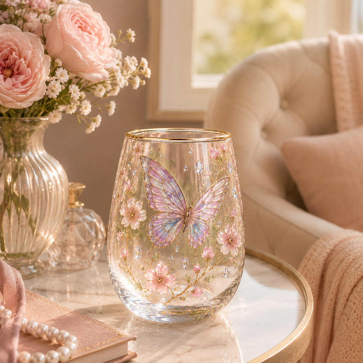 Limited Edition 2026 Butterfly Morning Bliss Glass Cup