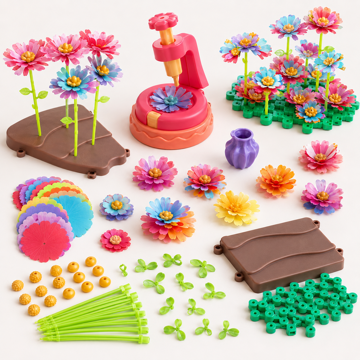 116PCS-DIY Flower Craft Kit for Kids