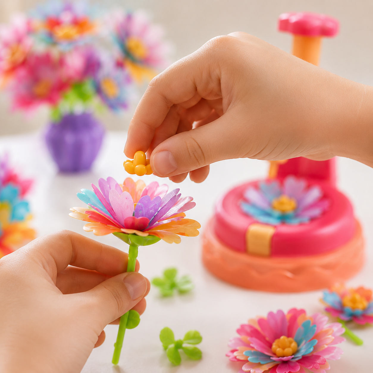 116PCS-DIY Flower Craft Kit for Kids