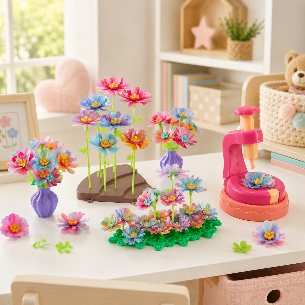 116PCS-DIY Flower Craft Kit for Kids