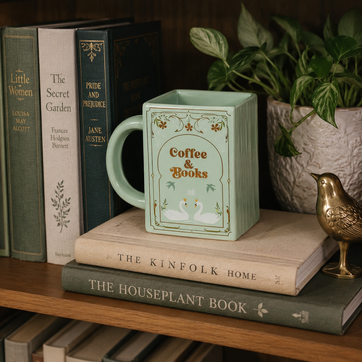 Book Shaped Ceramic Coffee Mug