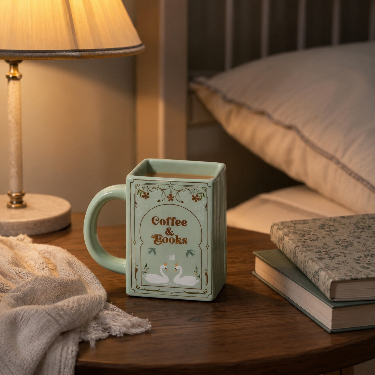 Book Shaped Ceramic Coffee Mug