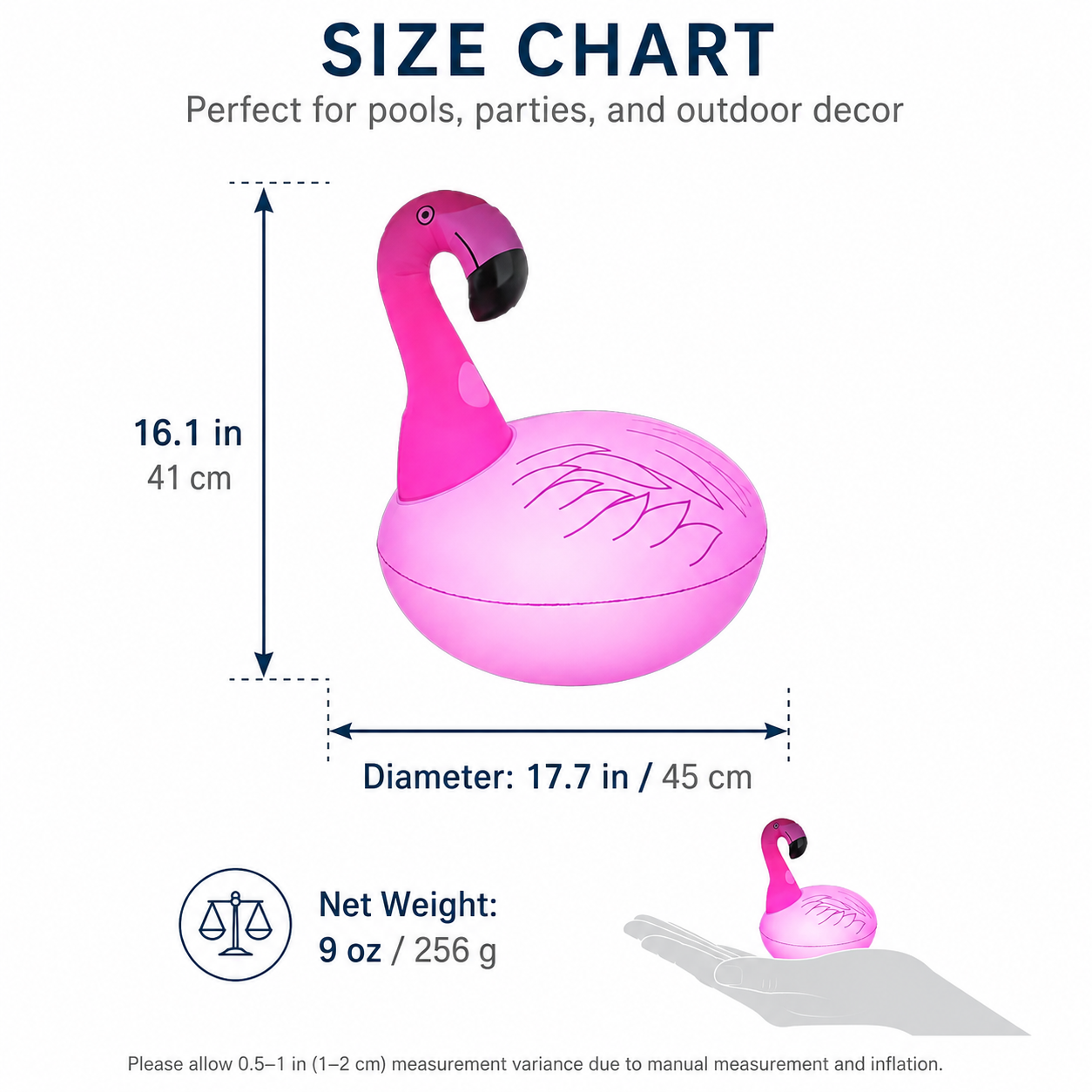 Pink Flamingo Inflatable Pool Float