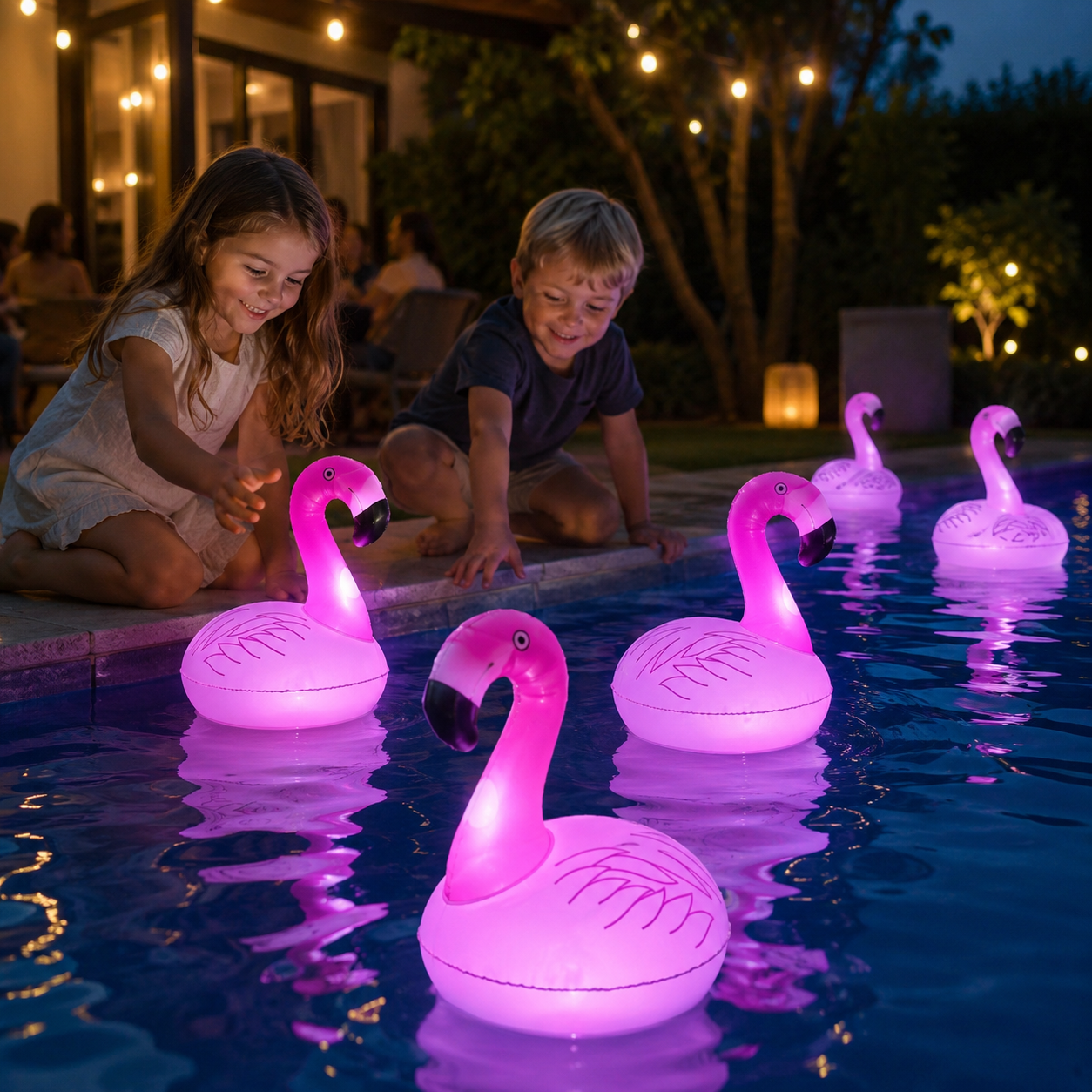 Pink Flamingo Inflatable Pool Float