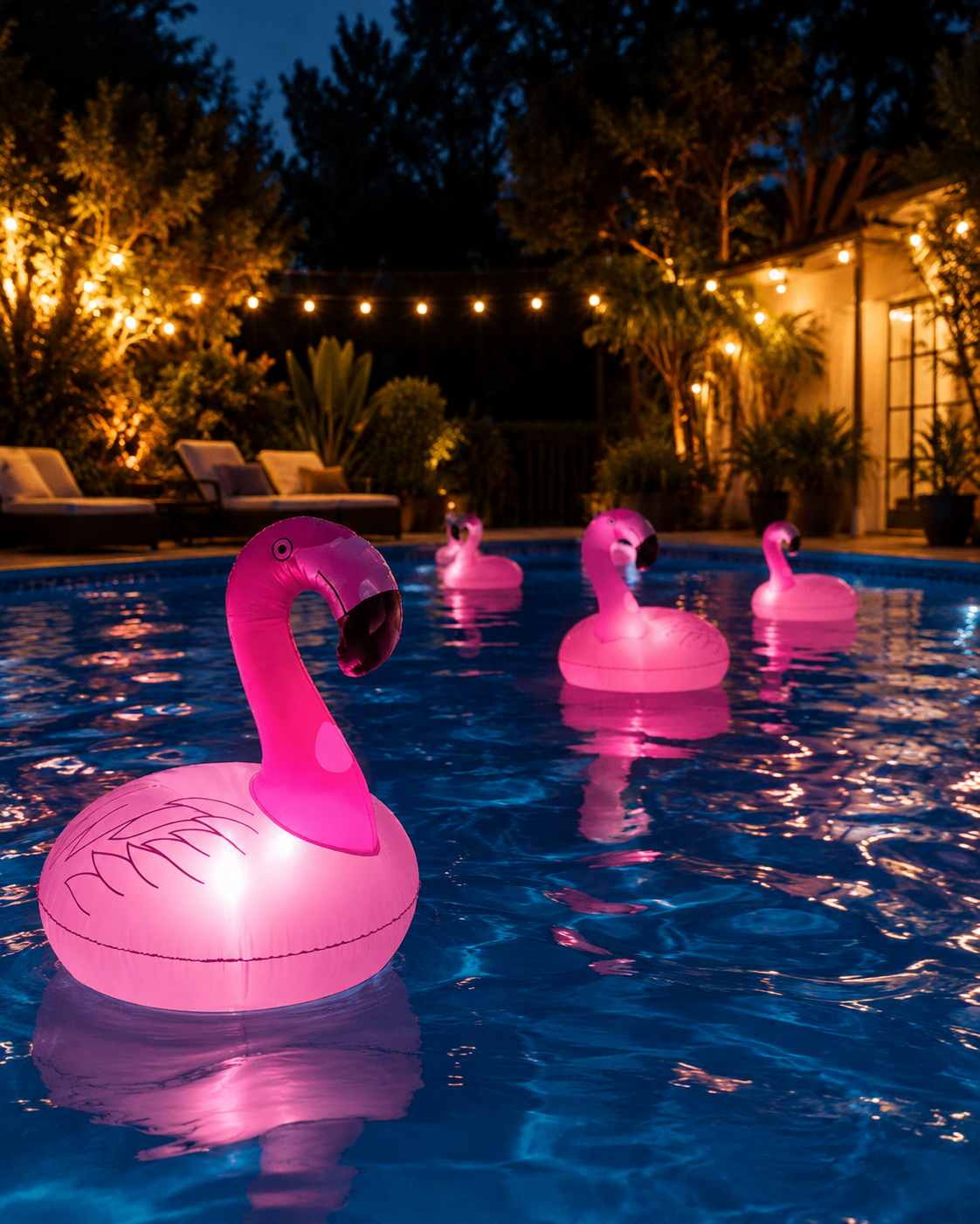 Pink Flamingo Inflatable Pool Float