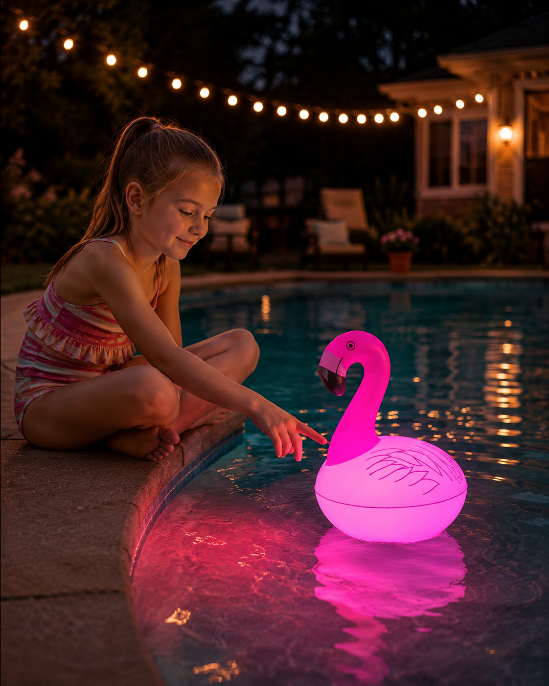 Pink Flamingo Inflatable Pool Float