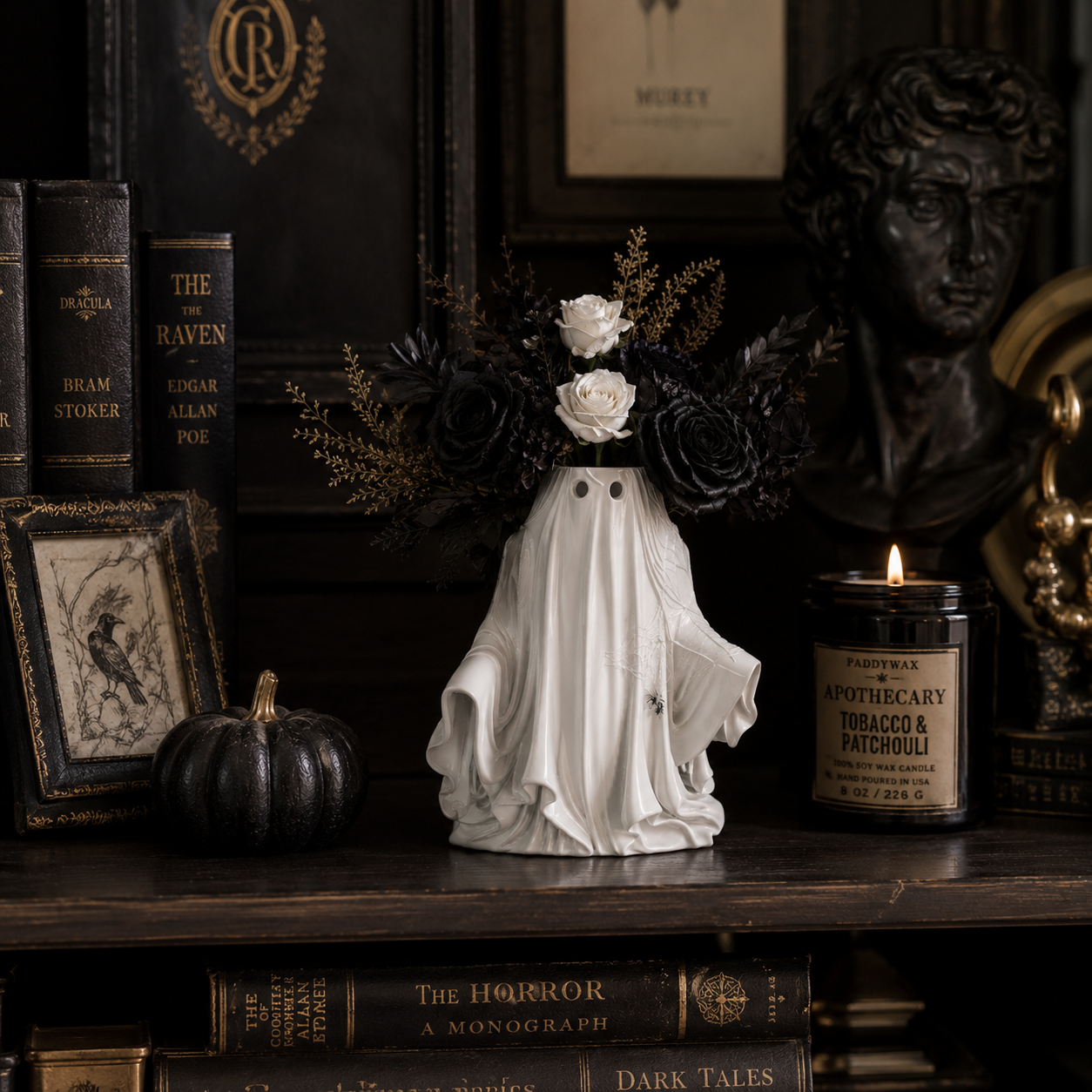 Gothic Ghost Vase