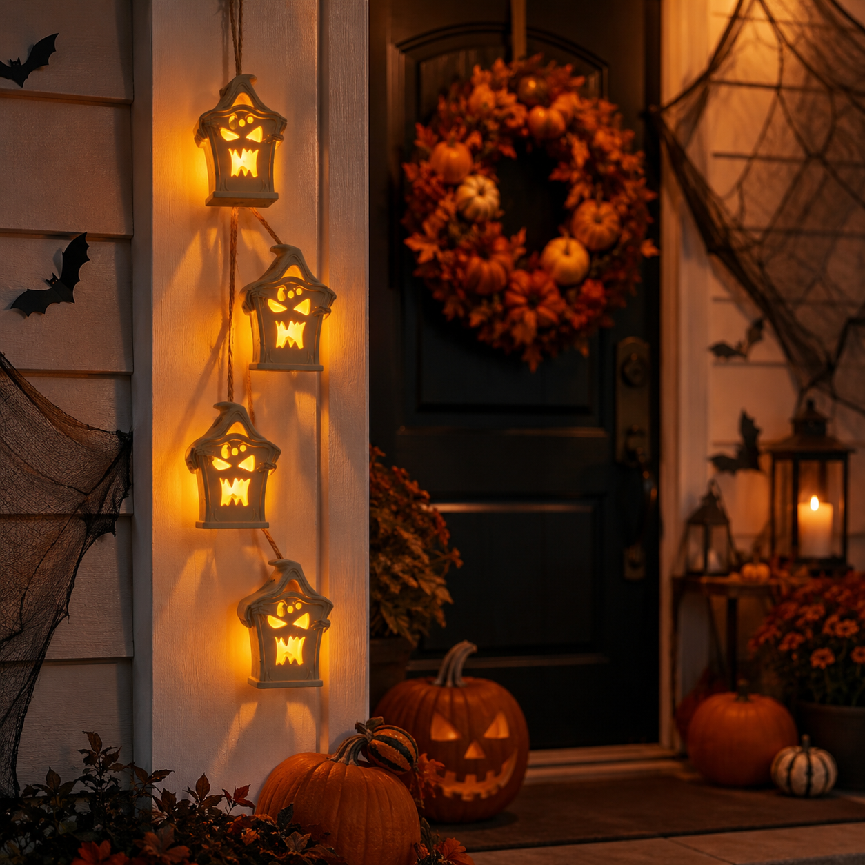 Halloween Ghost Lantern Light
