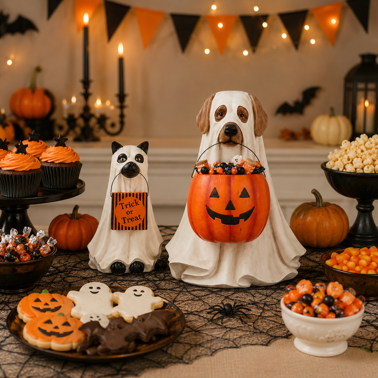 Halloween Ghost Pet Figurines