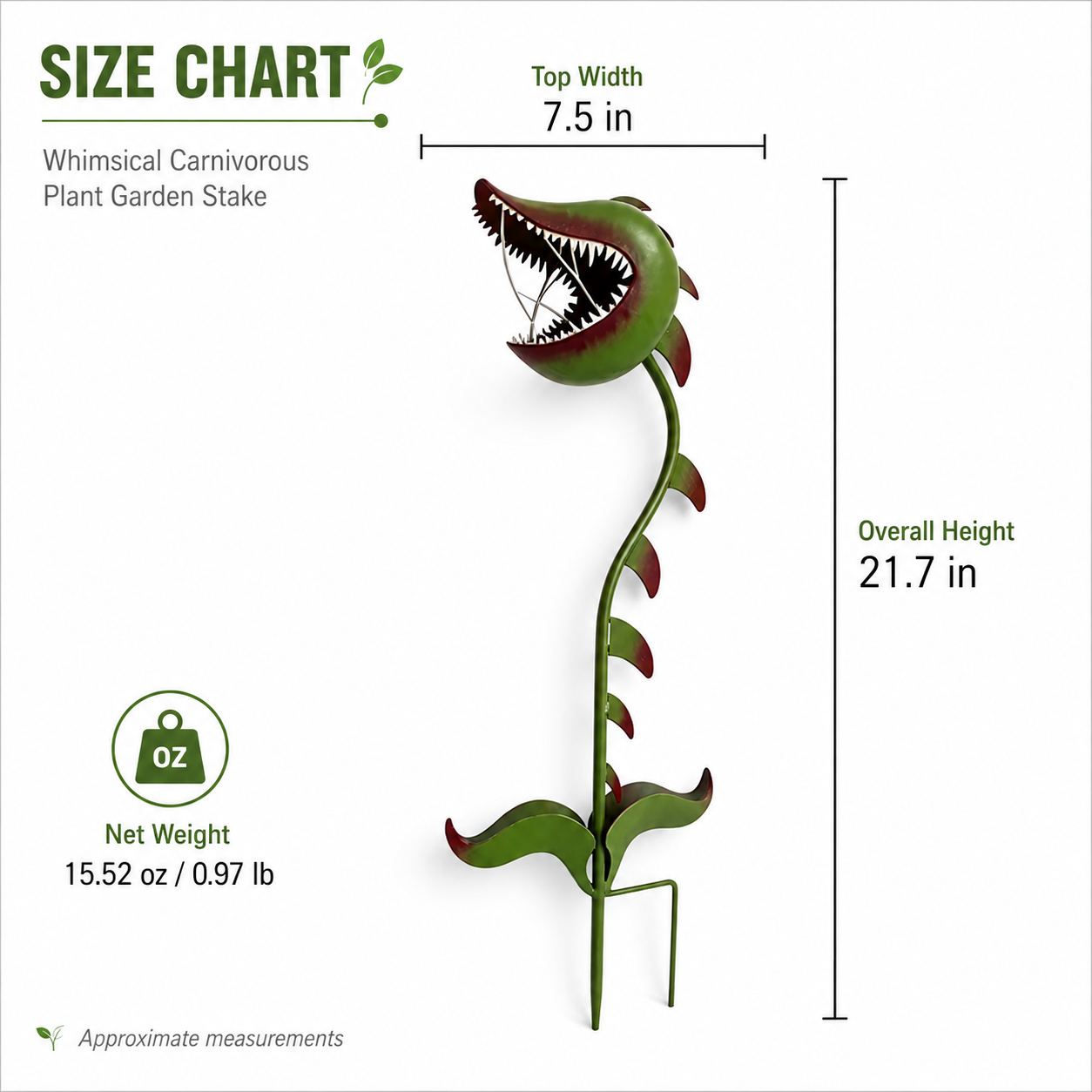Carnivorous Plant Garden Stake
