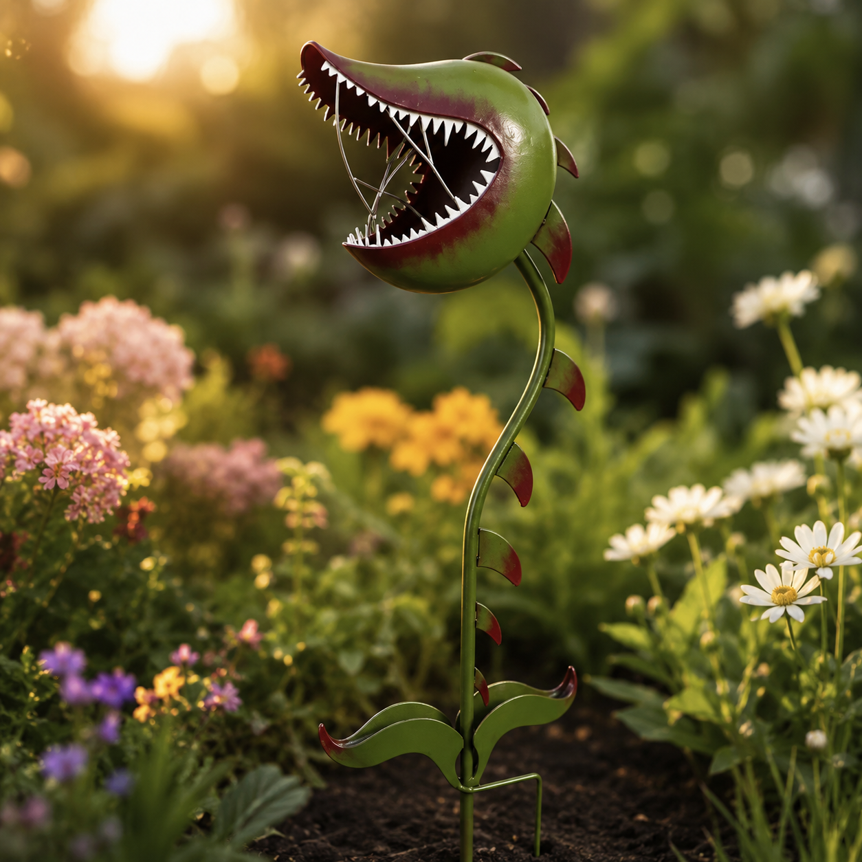 Carnivorous Plant Garden Stake