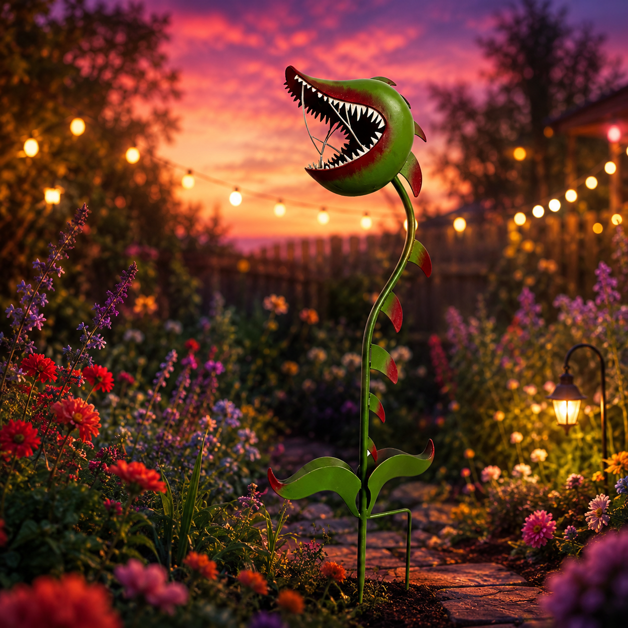 Carnivorous Plant Garden Stake
