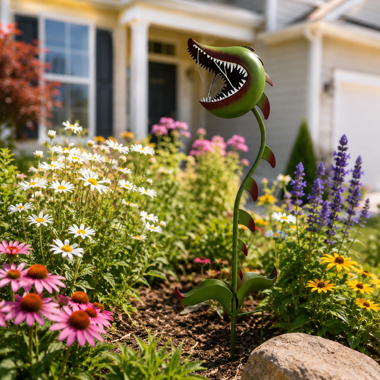 Carnivorous Plant Garden Stake