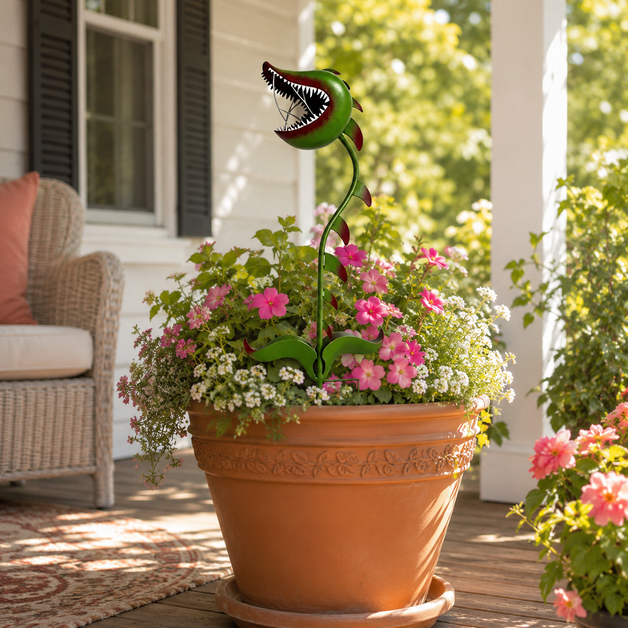 Carnivorous Plant Garden Stake