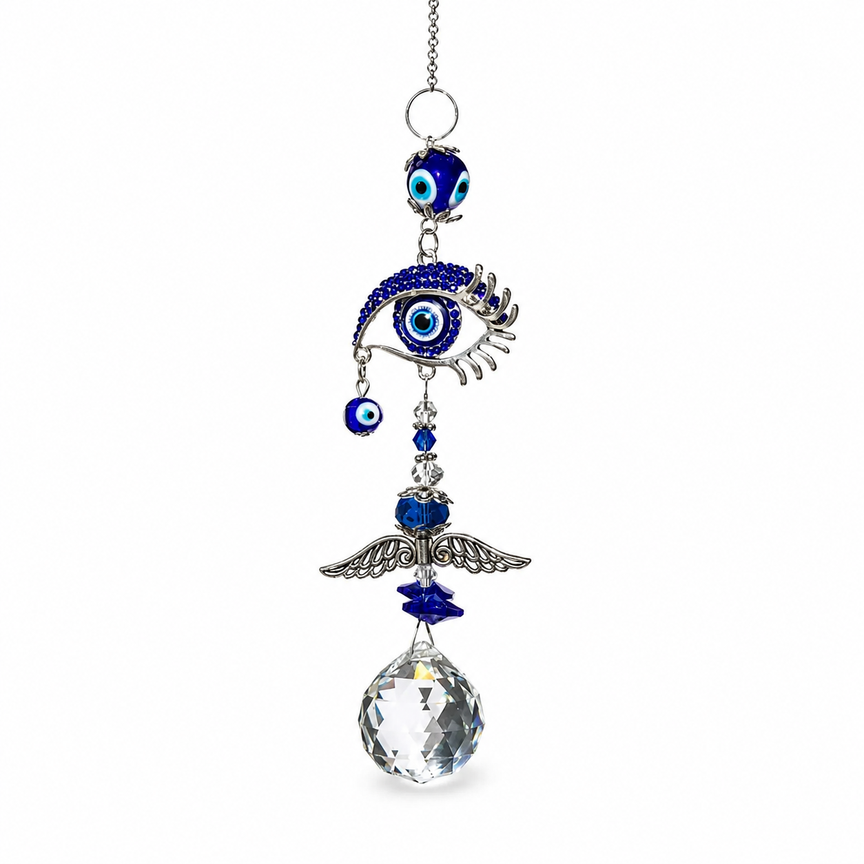 Evil Eye Owl Hanging Suncatcher