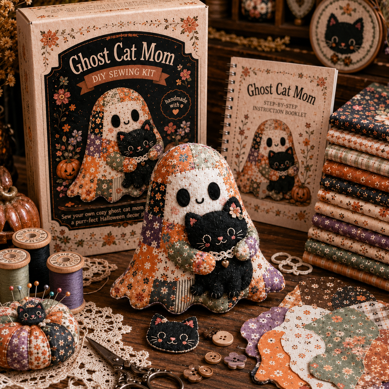 Halloween Ghost DIY Sewing Kit👻🍂