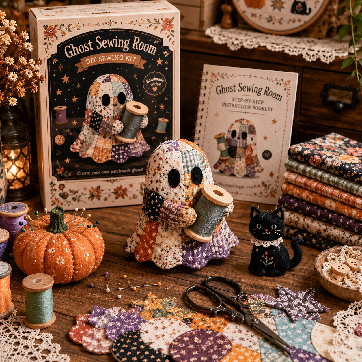 Halloween Ghost DIY Sewing Kit👻🍂