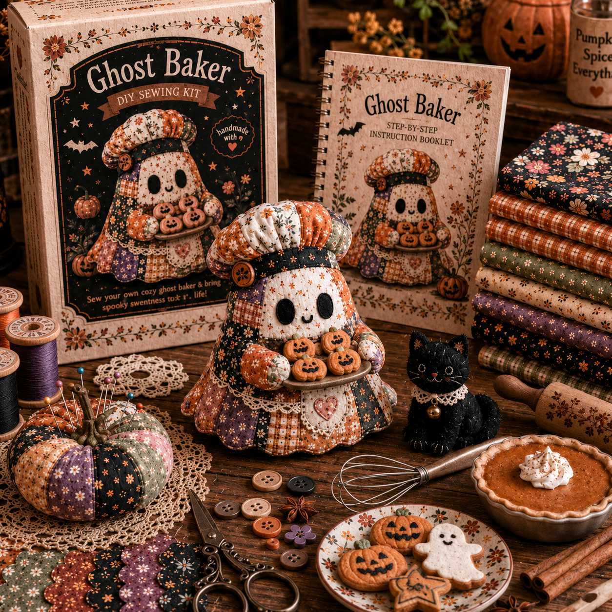 Halloween Ghost DIY Sewing Kit👻🍂
