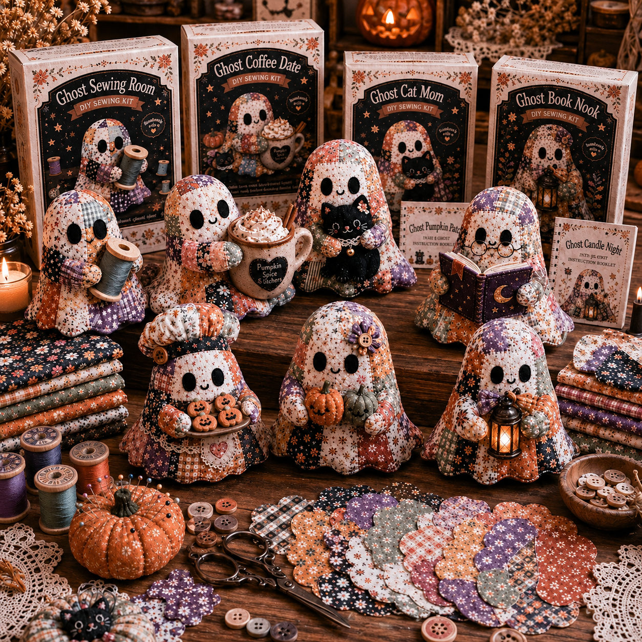 Halloween Ghost DIY Sewing Kit👻🍂