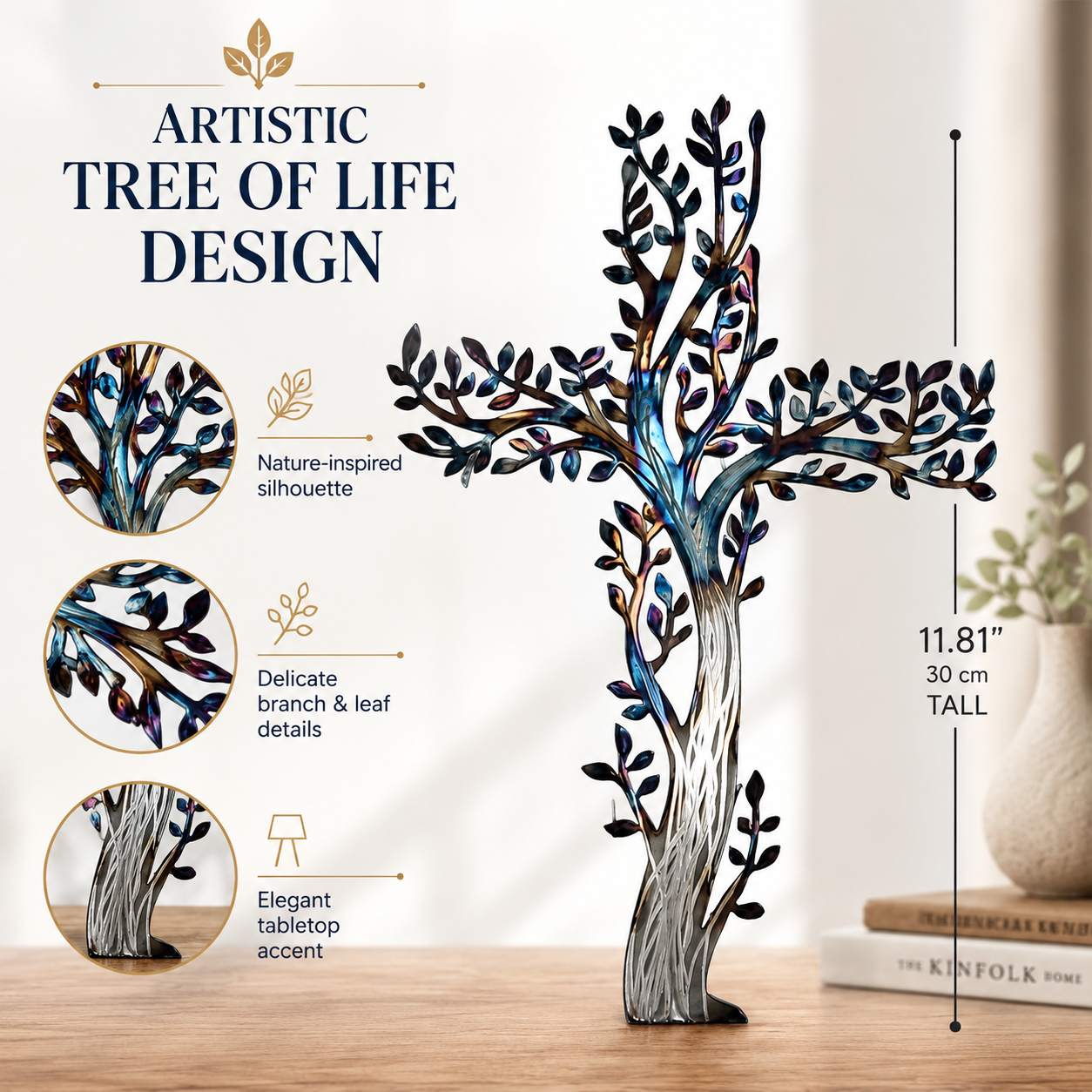 Metal Tree of Life Table Decor