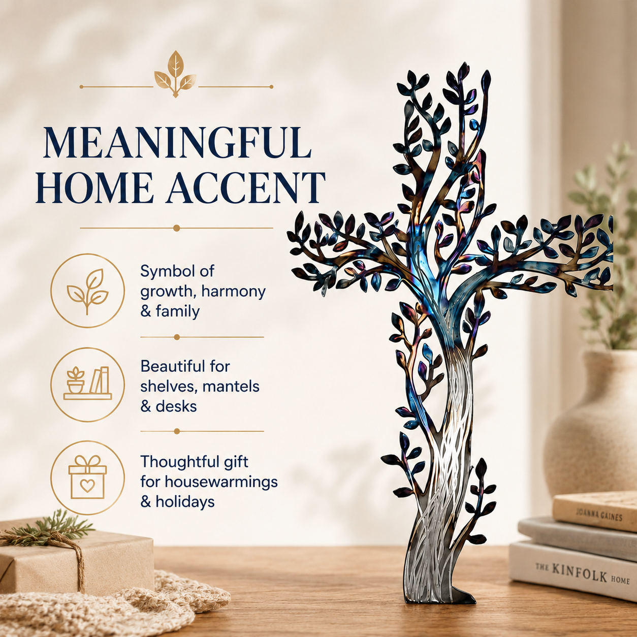 Metal Tree of Life Table Decor