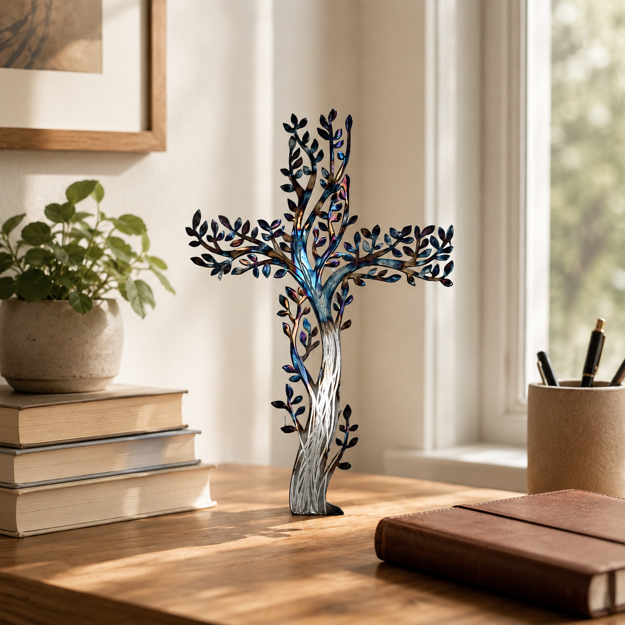 Metal Tree of Life Table Decor