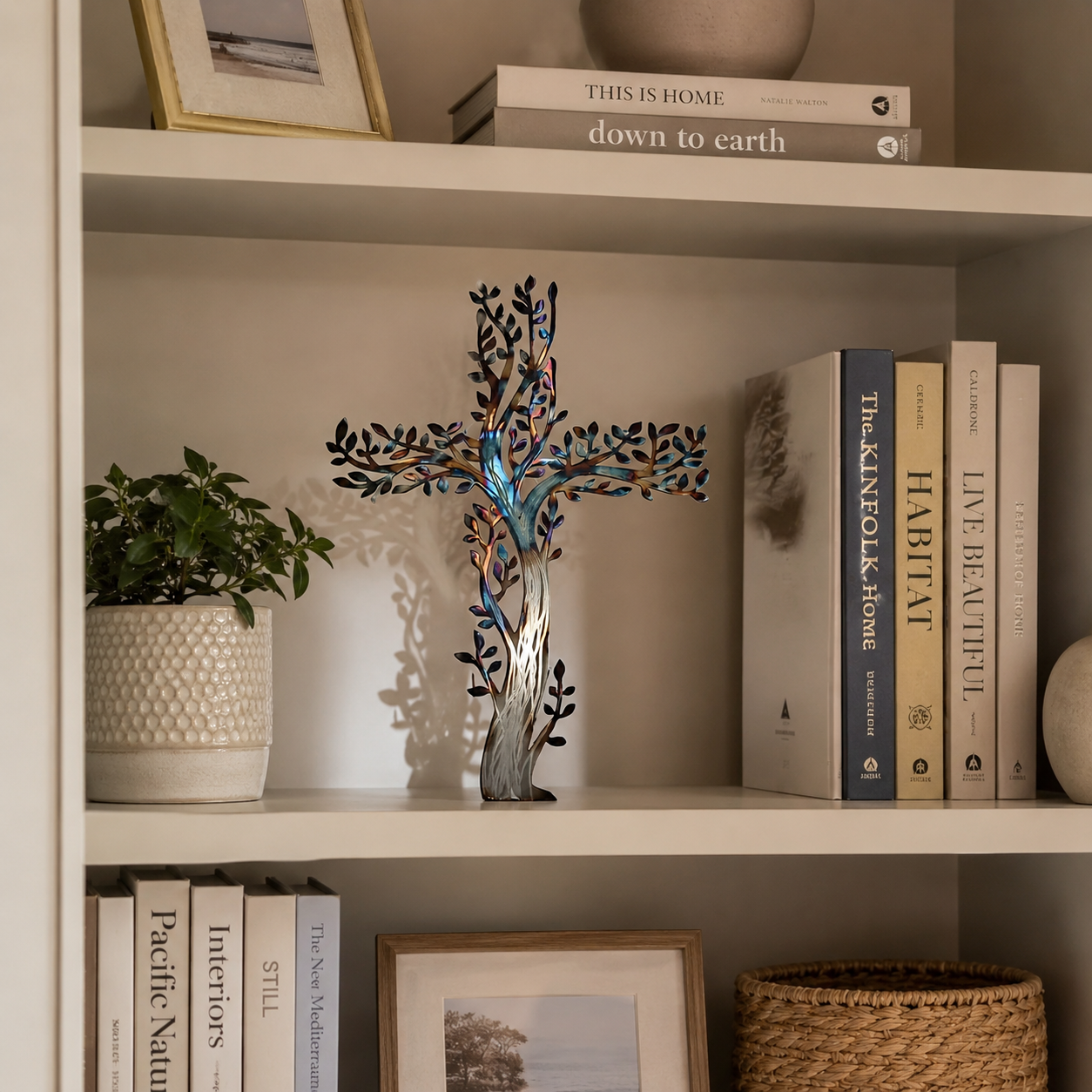 Metal Tree of Life Table Decor