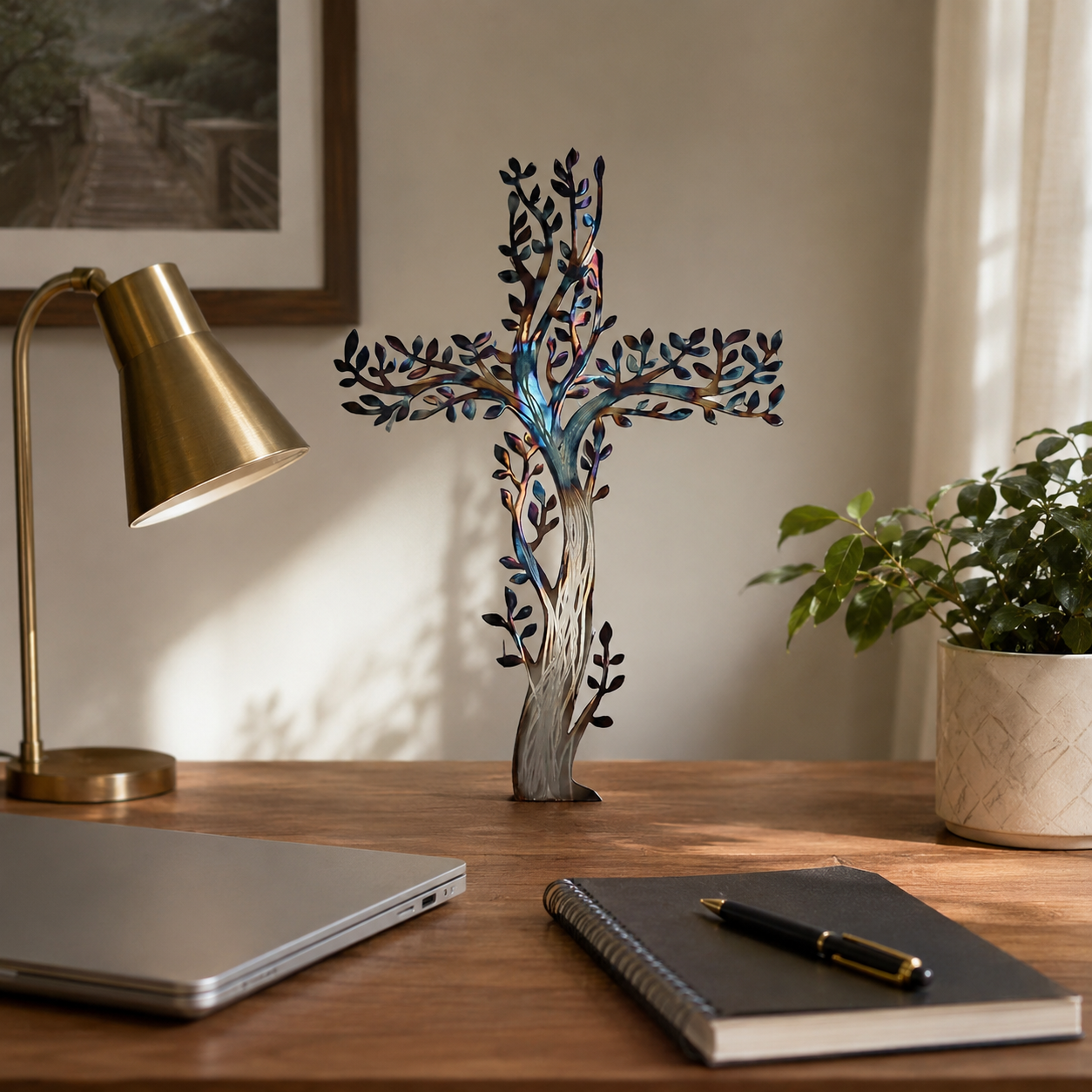Metal Tree of Life Table Decor