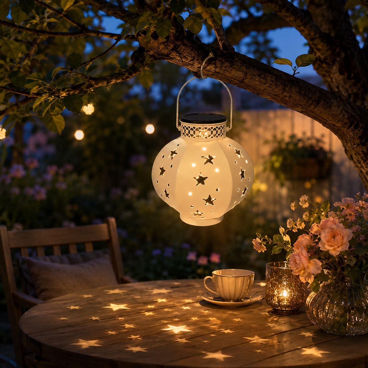 Solar Star Projection Hanging Lantern