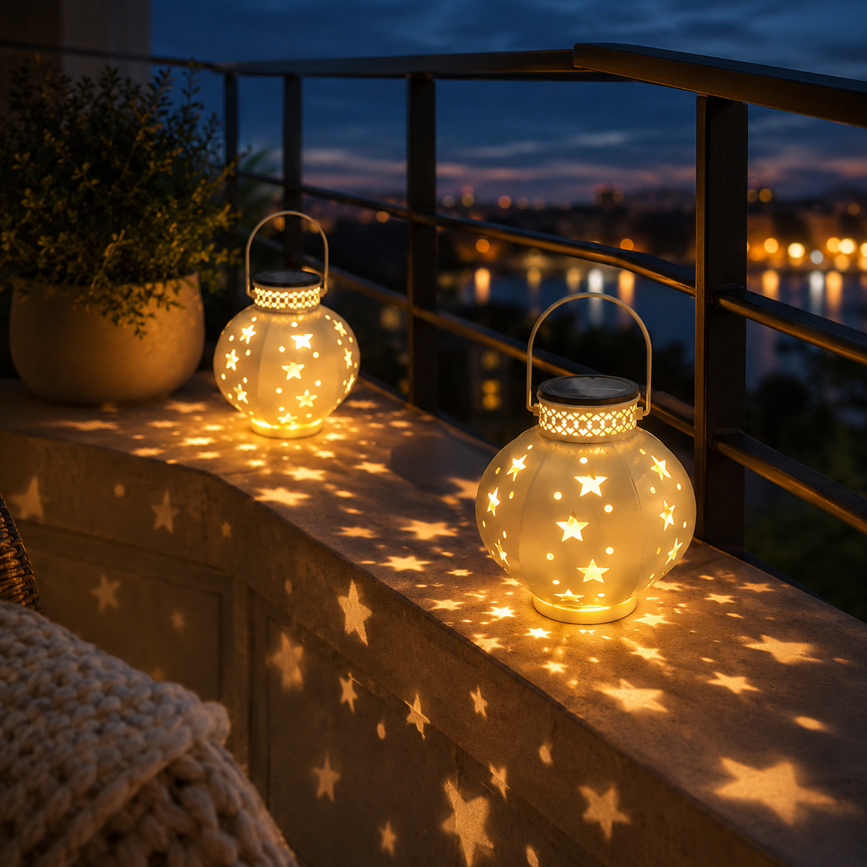Solar Star Projection Hanging Lantern
