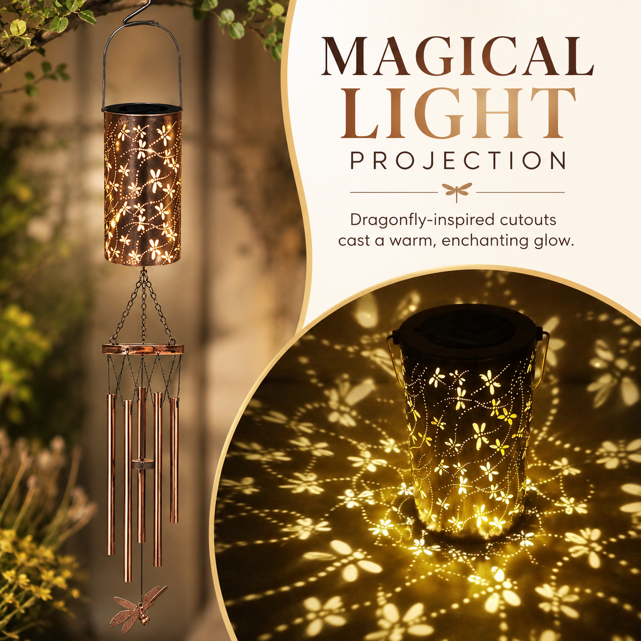 Solar powered European-style hollow-out iron lamp