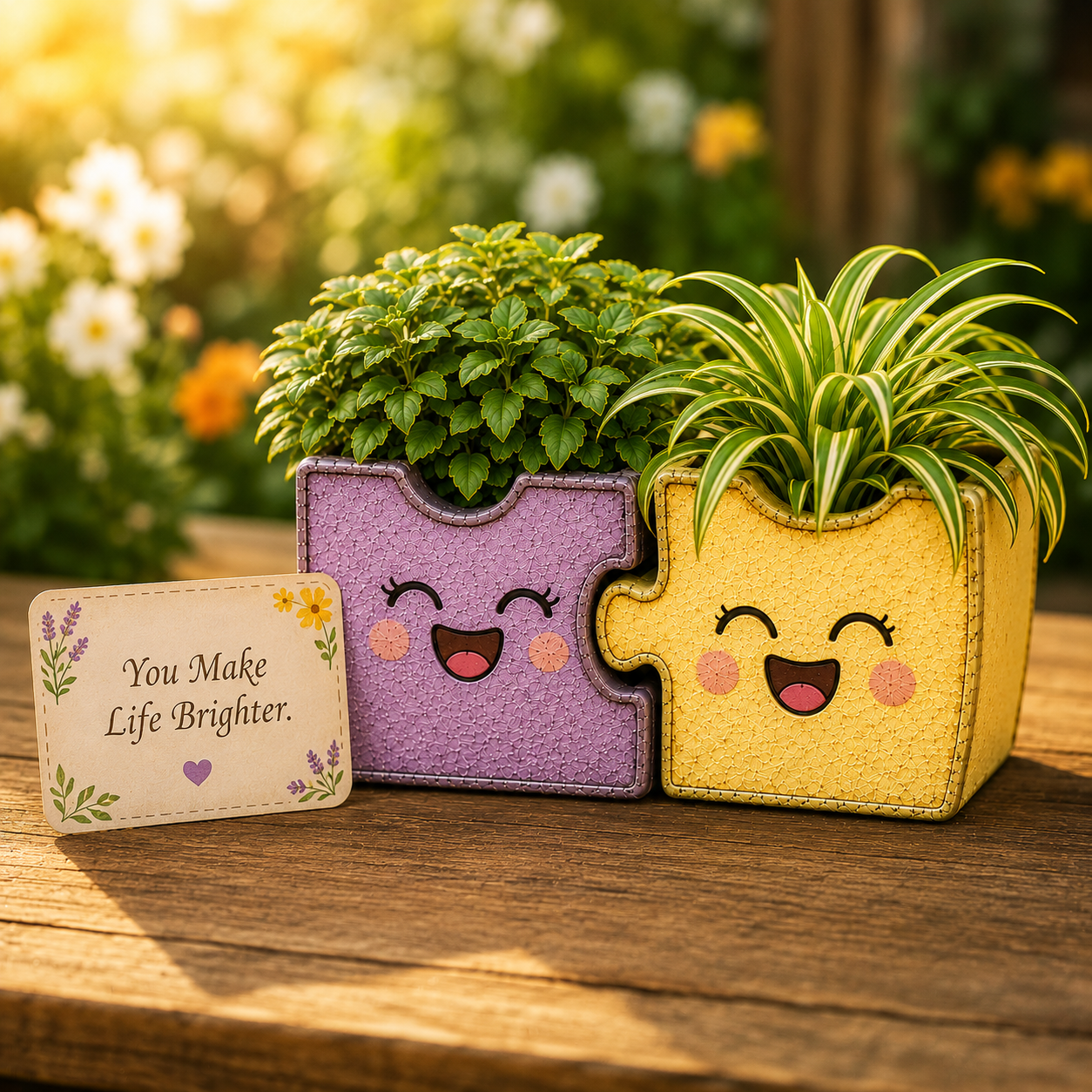 Better Together Interlocking Metal Planter Set