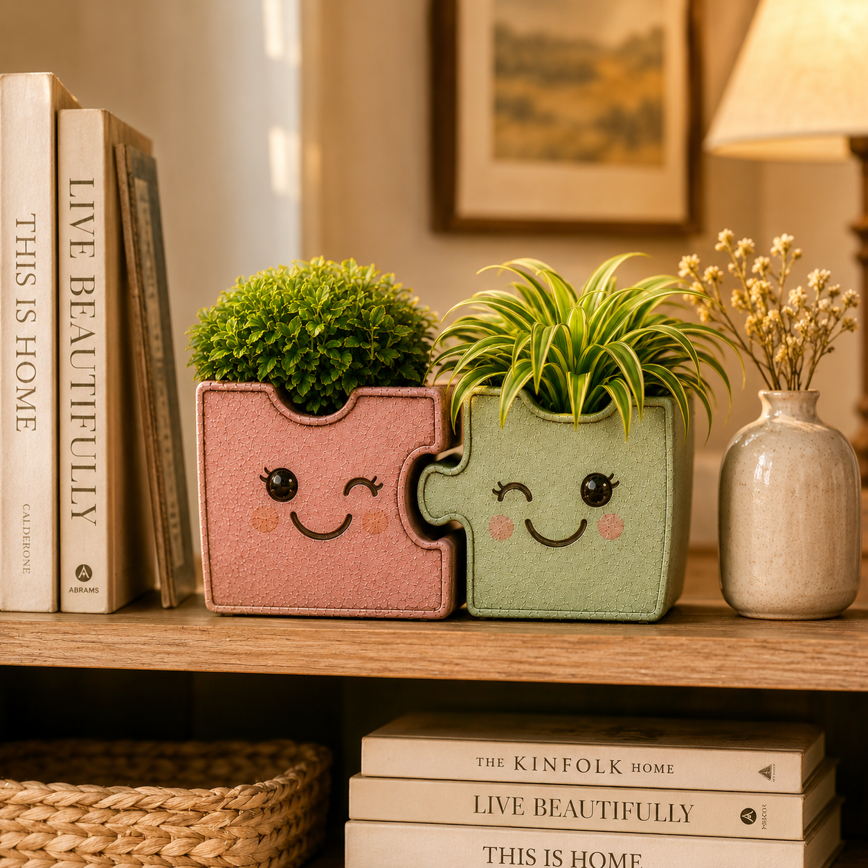 Better Together Interlocking Metal Planter Set