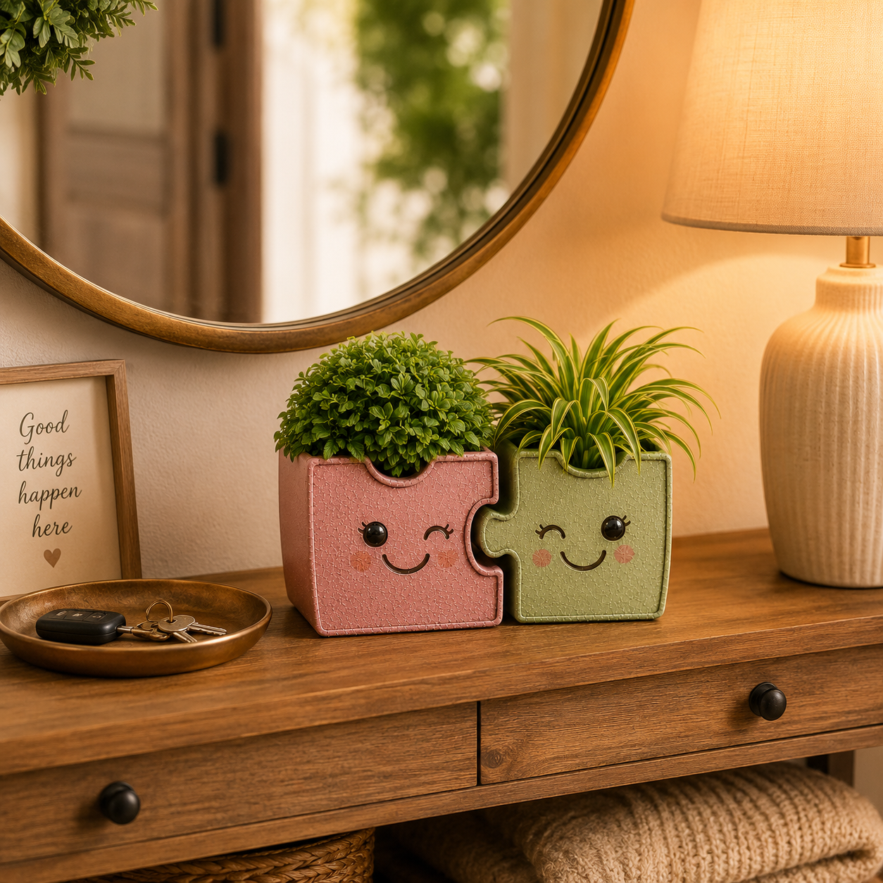 Better Together Interlocking Metal Planter Set